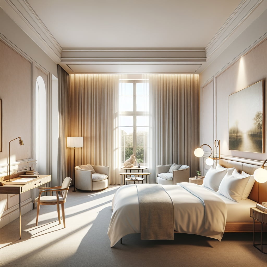 Designing Hotel Room Workspaces for Comfort and Subtle Elegance