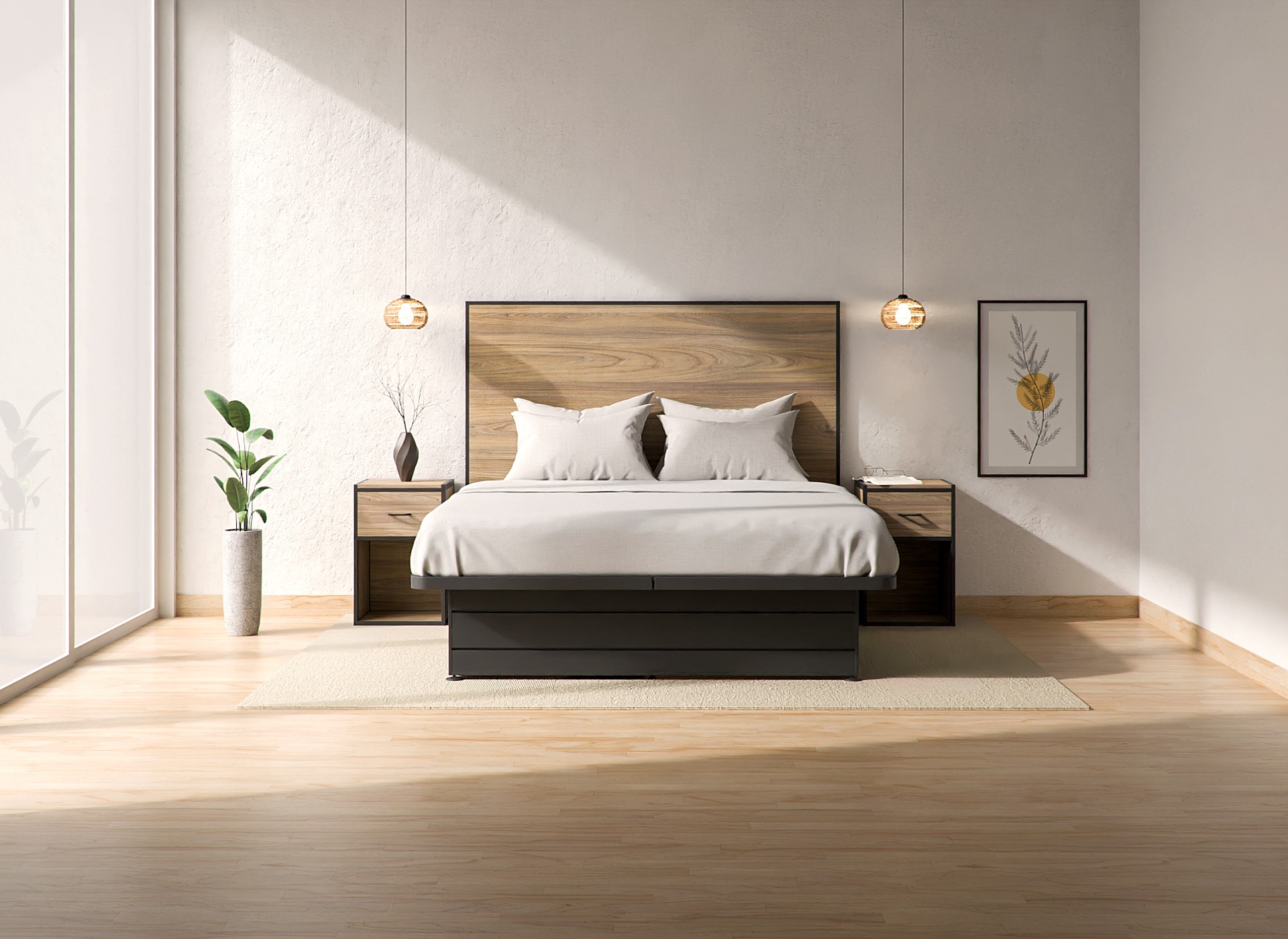 Bed Frame Structures Suitable for High-Usage Hotels