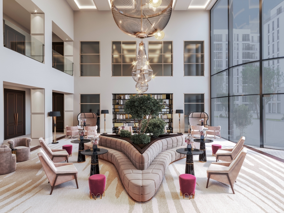 Choosing the Right Finishing Materials for High-Traffic Hotel Lobbies