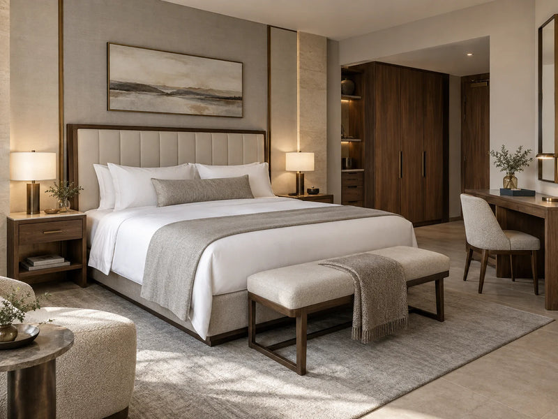 How to Choose Hotel Room Furniture Based on Corridor and Walkway Dimensions