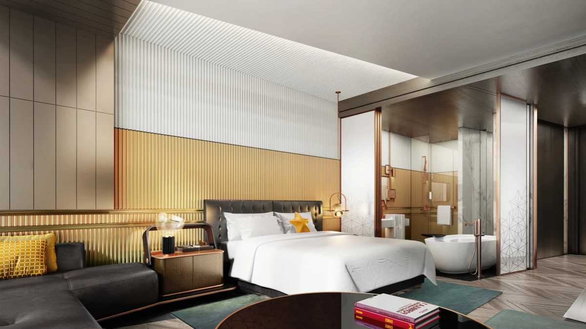 How to Coordinate Interior Design Between Hotel Bedrooms, Bathrooms, and Common Areas