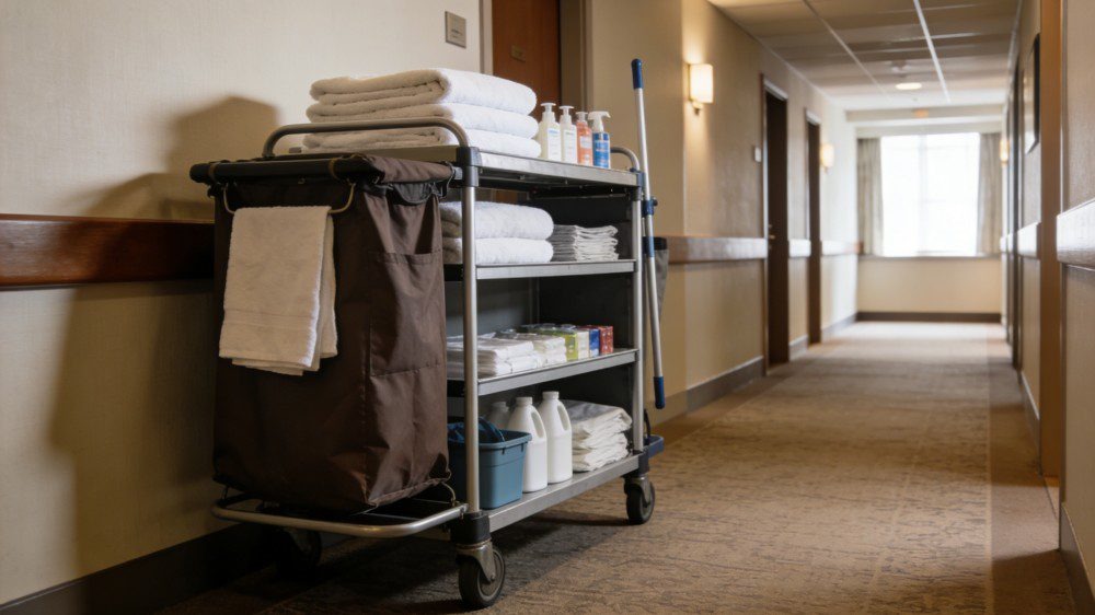 Interior Design Strategies to Reduce Housekeeping Cart Noise in Hotels