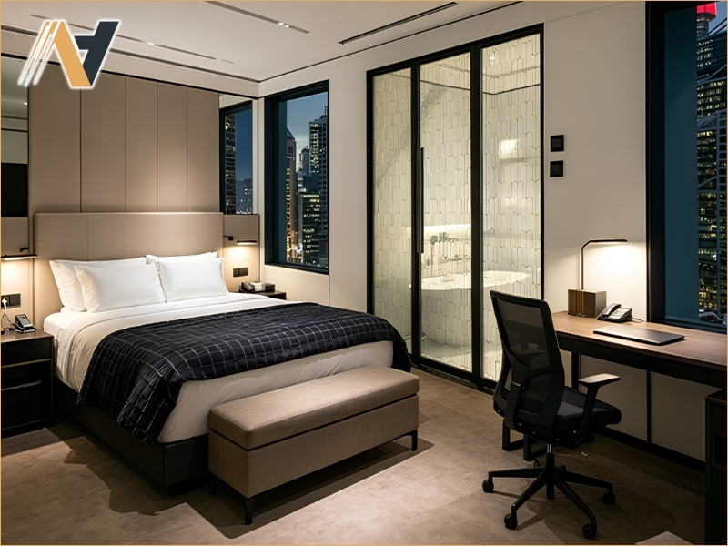 Choosing a Suitable Desk and Chair for Hotel Business Rooms