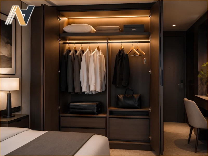 Customizing hotel wardrobes for efficient long-term use