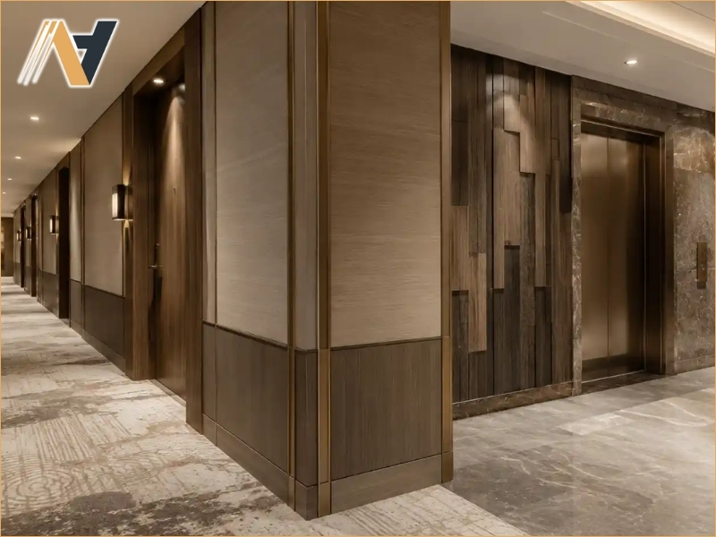 Enhancing Hotel Corridor Aesthetics Through Interior Details