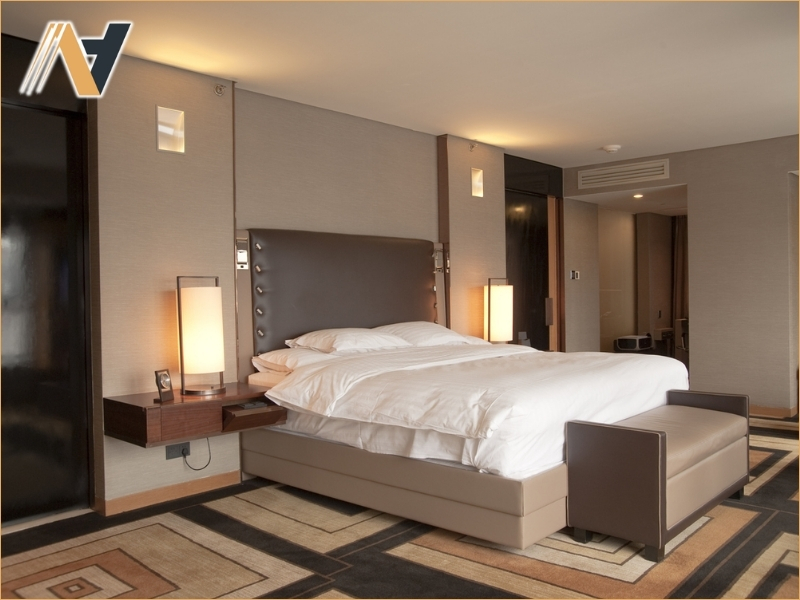 Evaluating surface finishes for hotel furniture maintenance